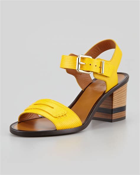 fendi yellow sandals|fendi high heels sandals.